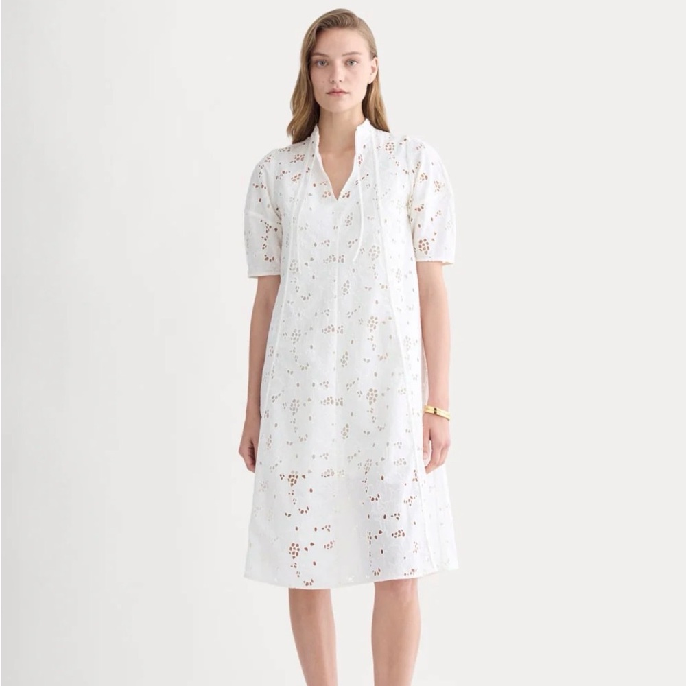 Everlane Eyelet Midi Dress